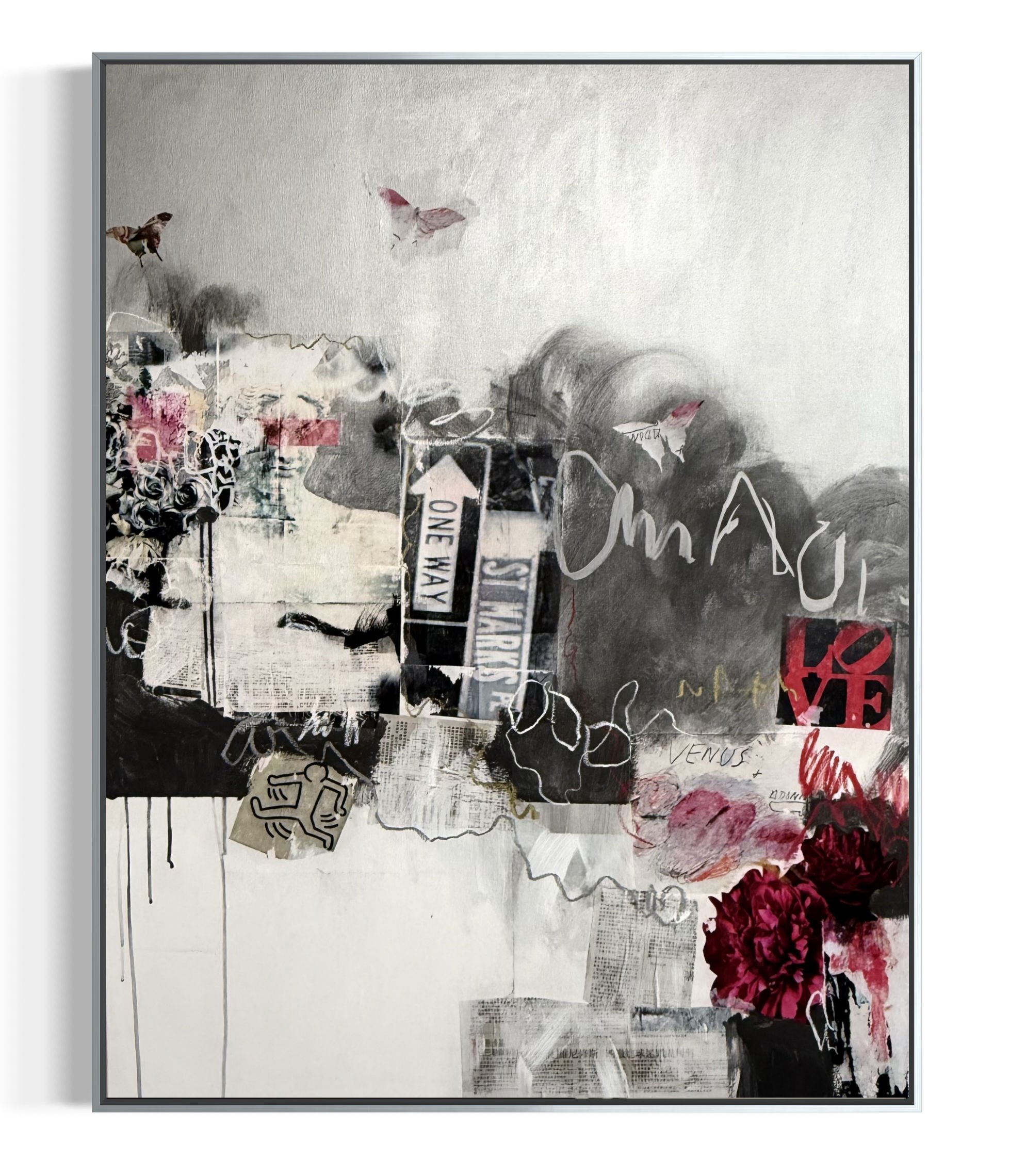 36" x 48" | No. 2 The World's Gone Mad, But Love Is The Answer