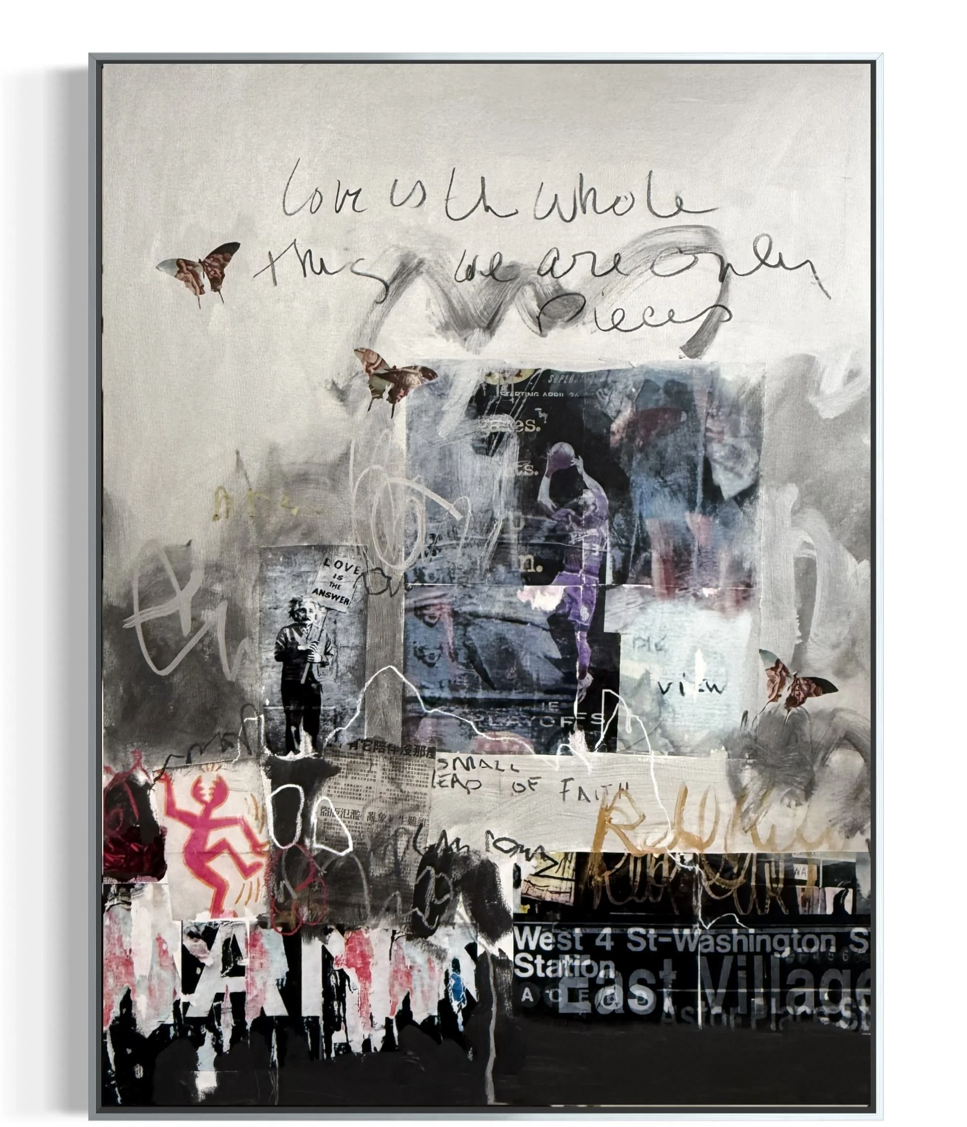 36" x 48" | No. 3 The World's Gone Mad But Love Is the Answer