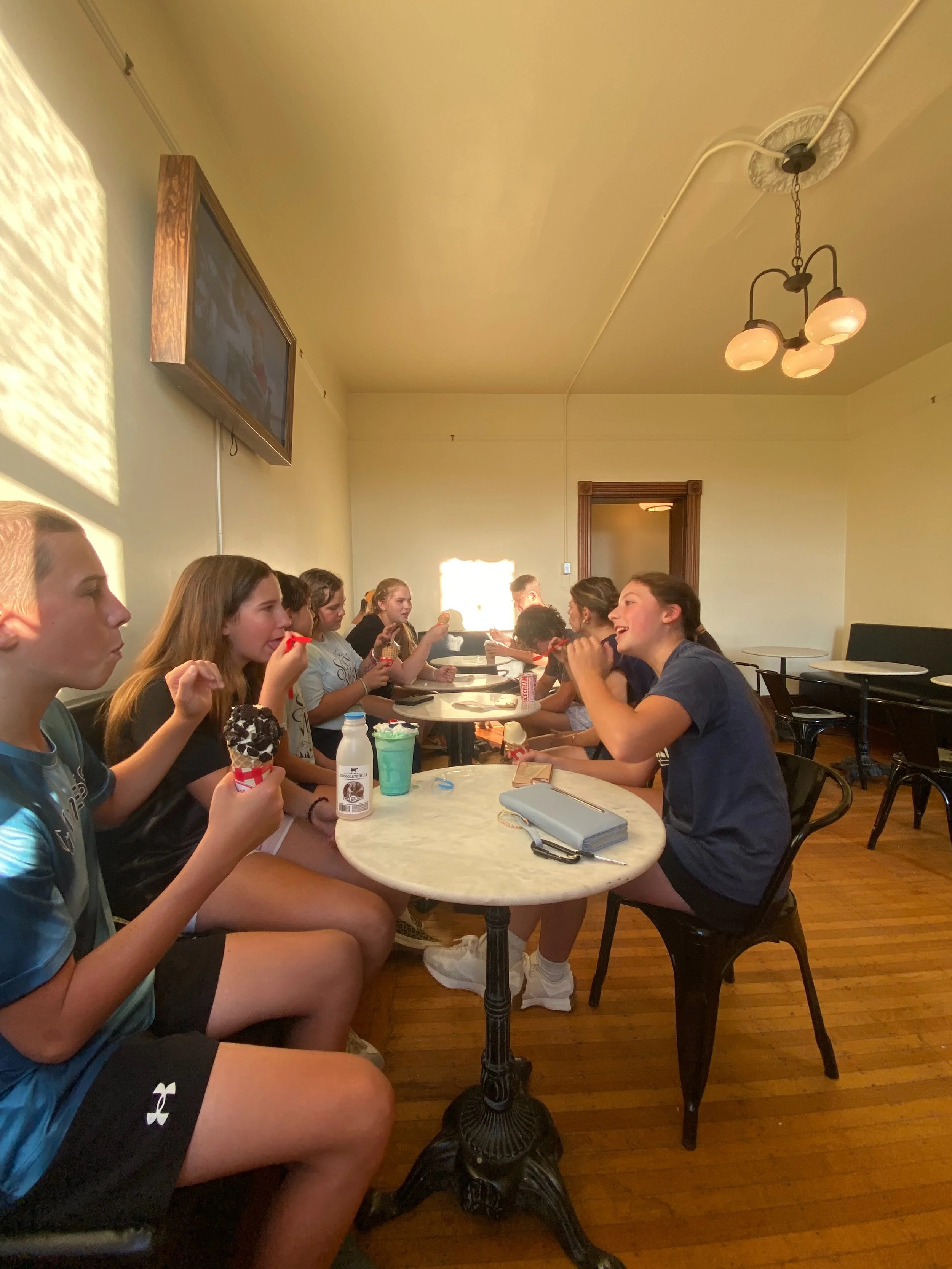Check out what The Grove Students have been up to this summer!! 

They have been hanging out, meeting every Wednesday to do a book study, and celebrated finishing the book study last night with some @cruzefarm ice cream! 

Next week, they are headed 