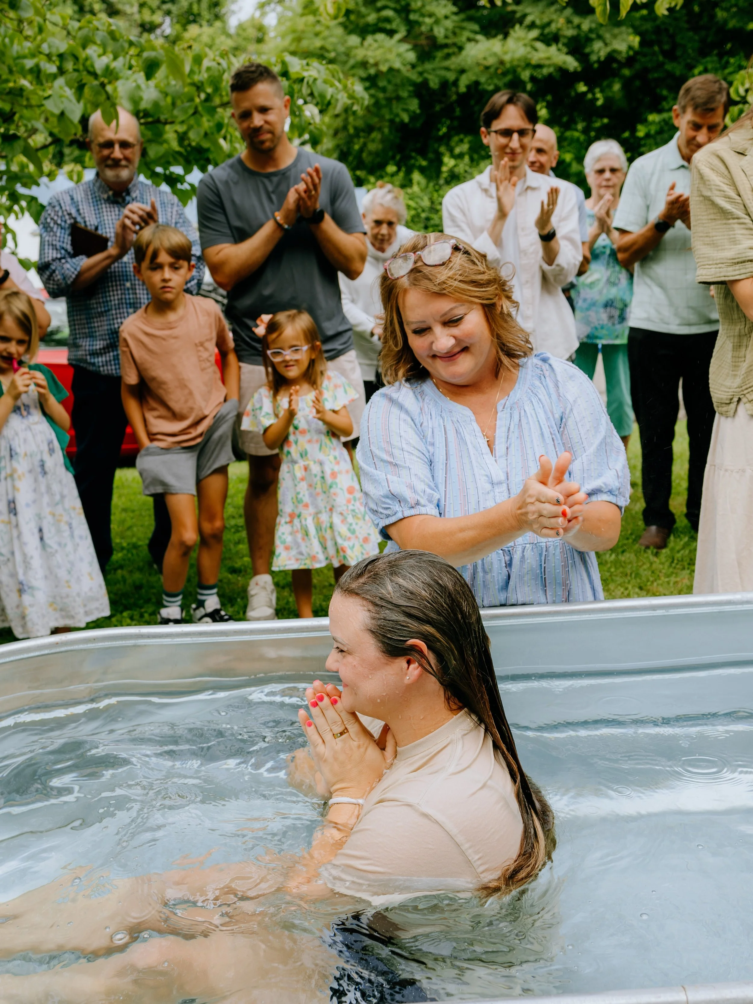 Hallelujah, Glory be to our great God! 🙌 

Congratulations to Camilla, Cruz, and Megan on getting baptized Sunday!! This was an incredibly special Baptism Sunday of celebration, happy tears, and amazing dedications to our great God.