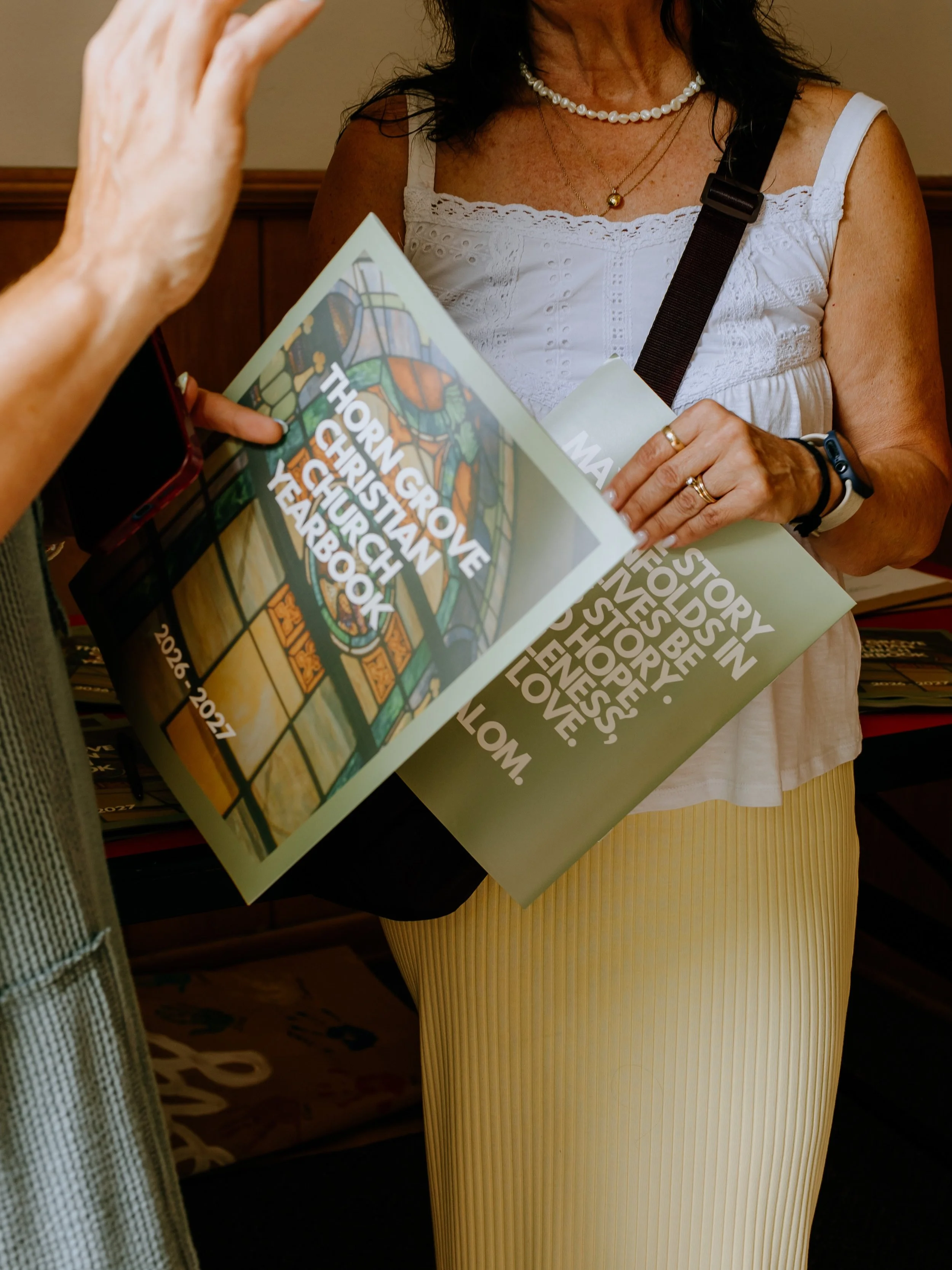 If you didn&rsquo;t pick up your Yearbook Directory this past Sunday, tomorrow morning is another chance!

The yearbook directories are so that we can learn each other and our community better!

P.S. Johnson students that aren&rsquo;t back in Knoxvil