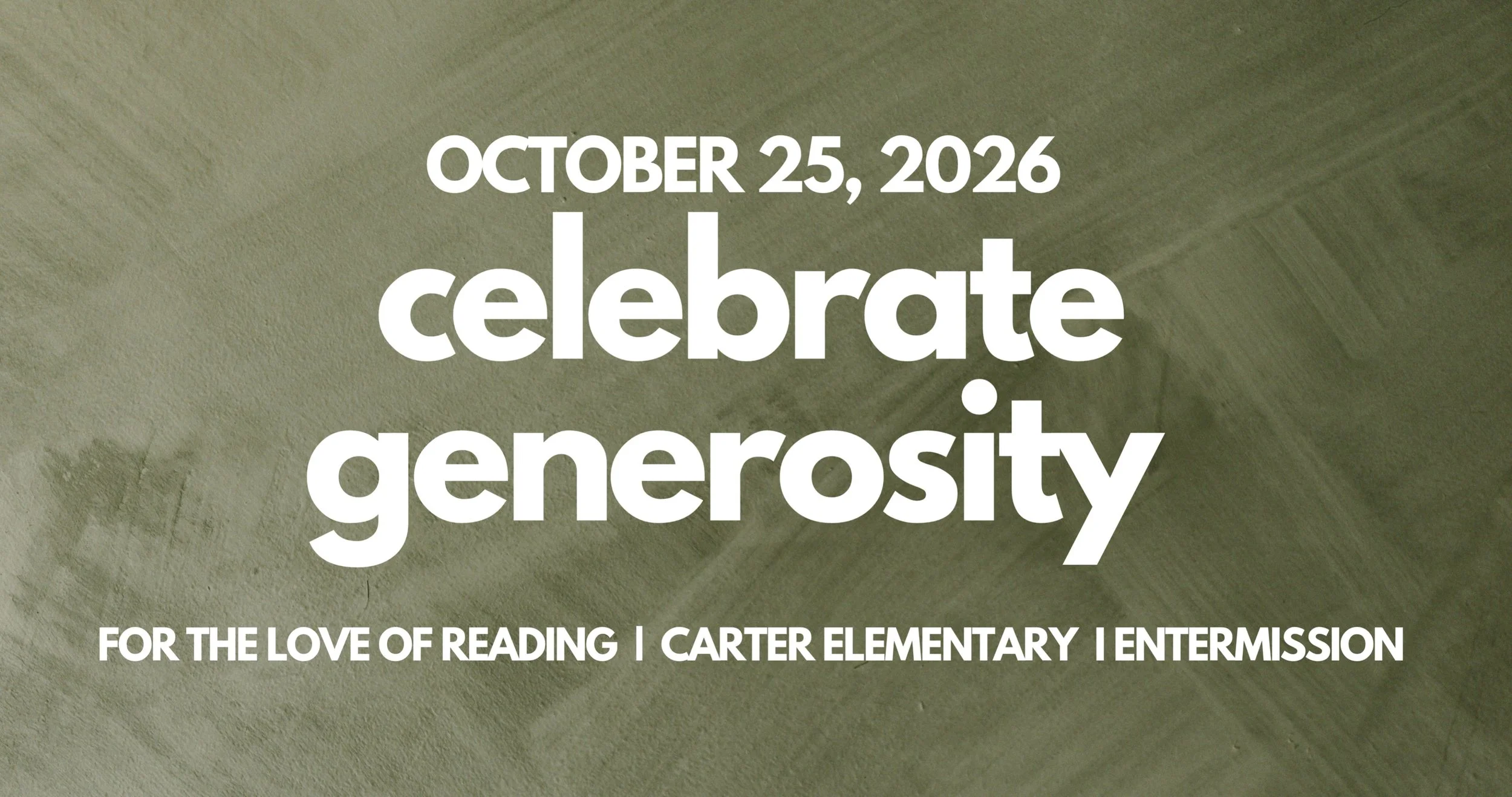 Celebrate Generosity is a week where we as a faith community work really hard to be generous to those in our local community, taking up an offering and giving it all away! 

This Sunday, we will have one offering taken up and no matter if it is onlin