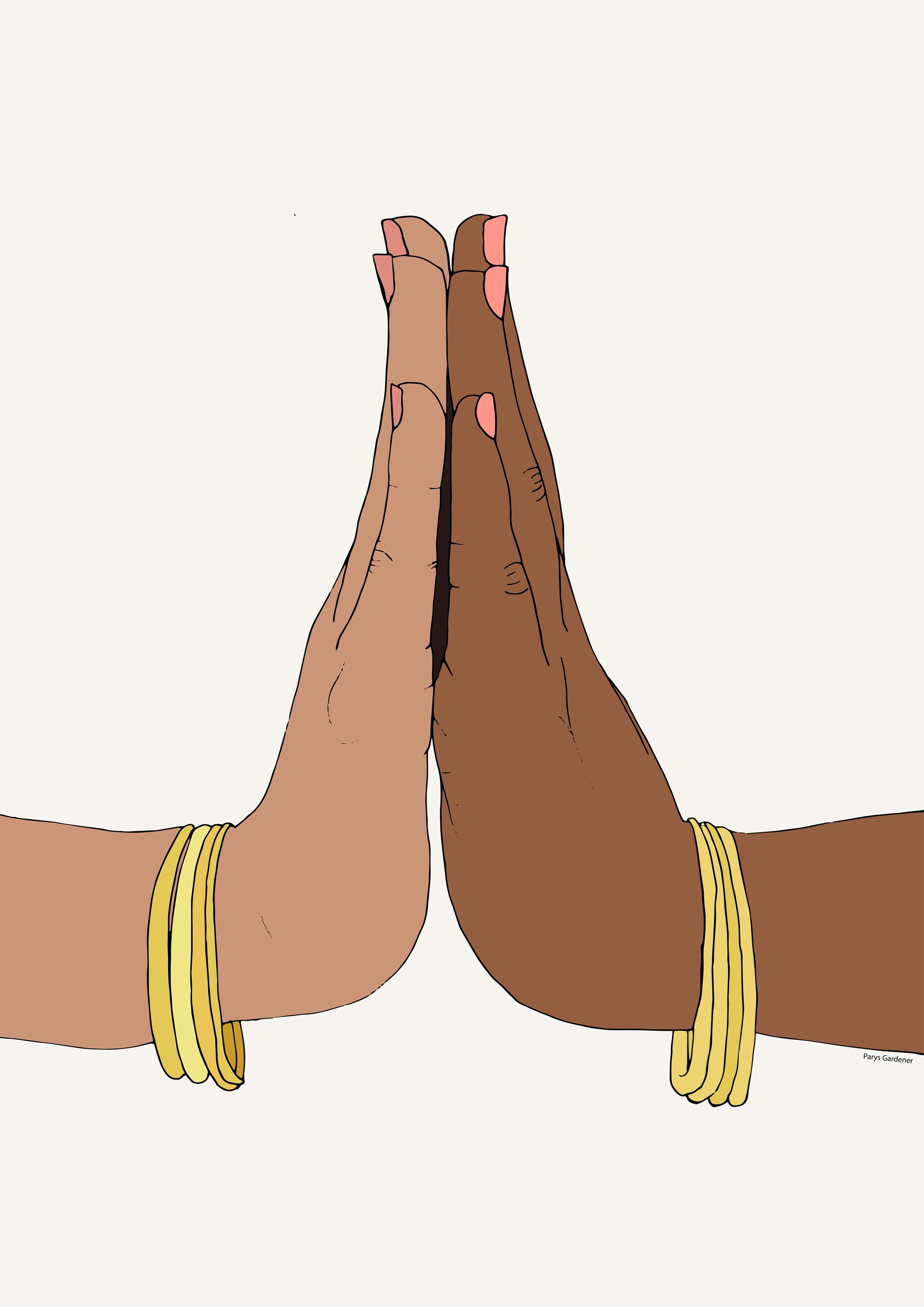 Healing Hands (Dismantling Colourism) parysgardener art  digital illustrator