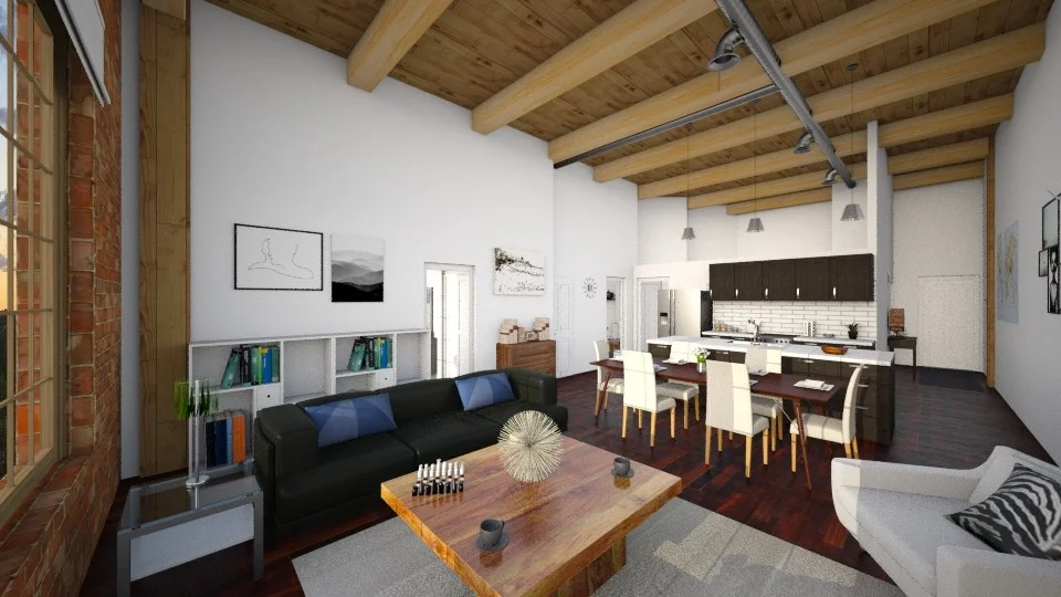 Living Room, towards the Kitchen