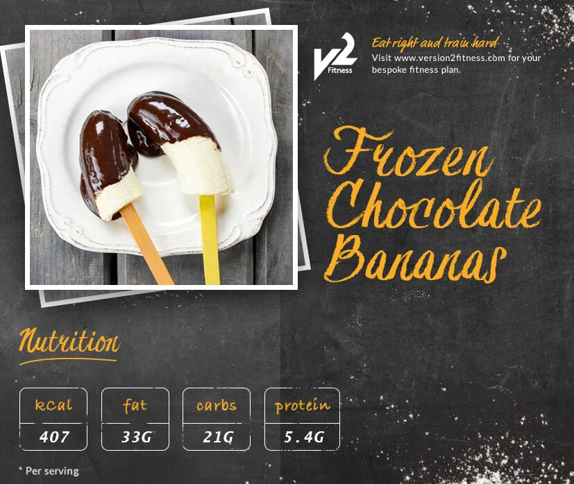 V2 Recipe - Frozen Chocolate Bananas!
