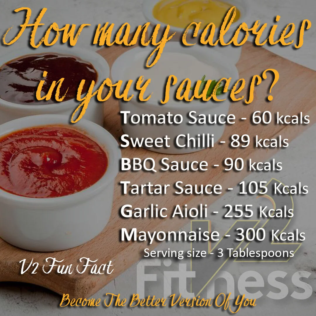 How Many Calories In Your Sauces?