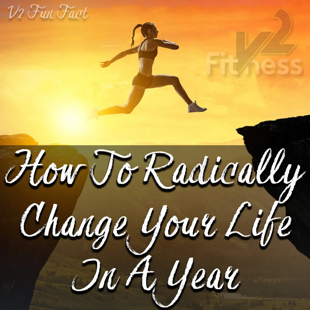 How to radically change your life in a year.
