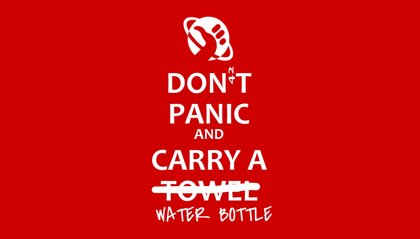 You have to read the book to get the towel reference.