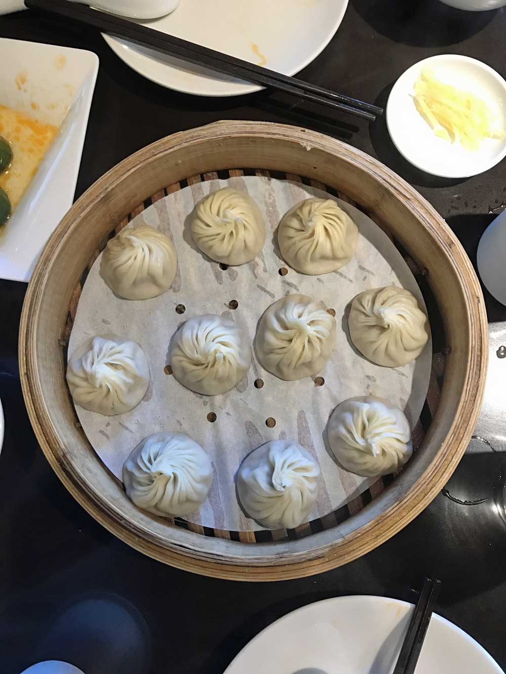 My Xiao Long Bao feast (left), a and few DTF artists (right).