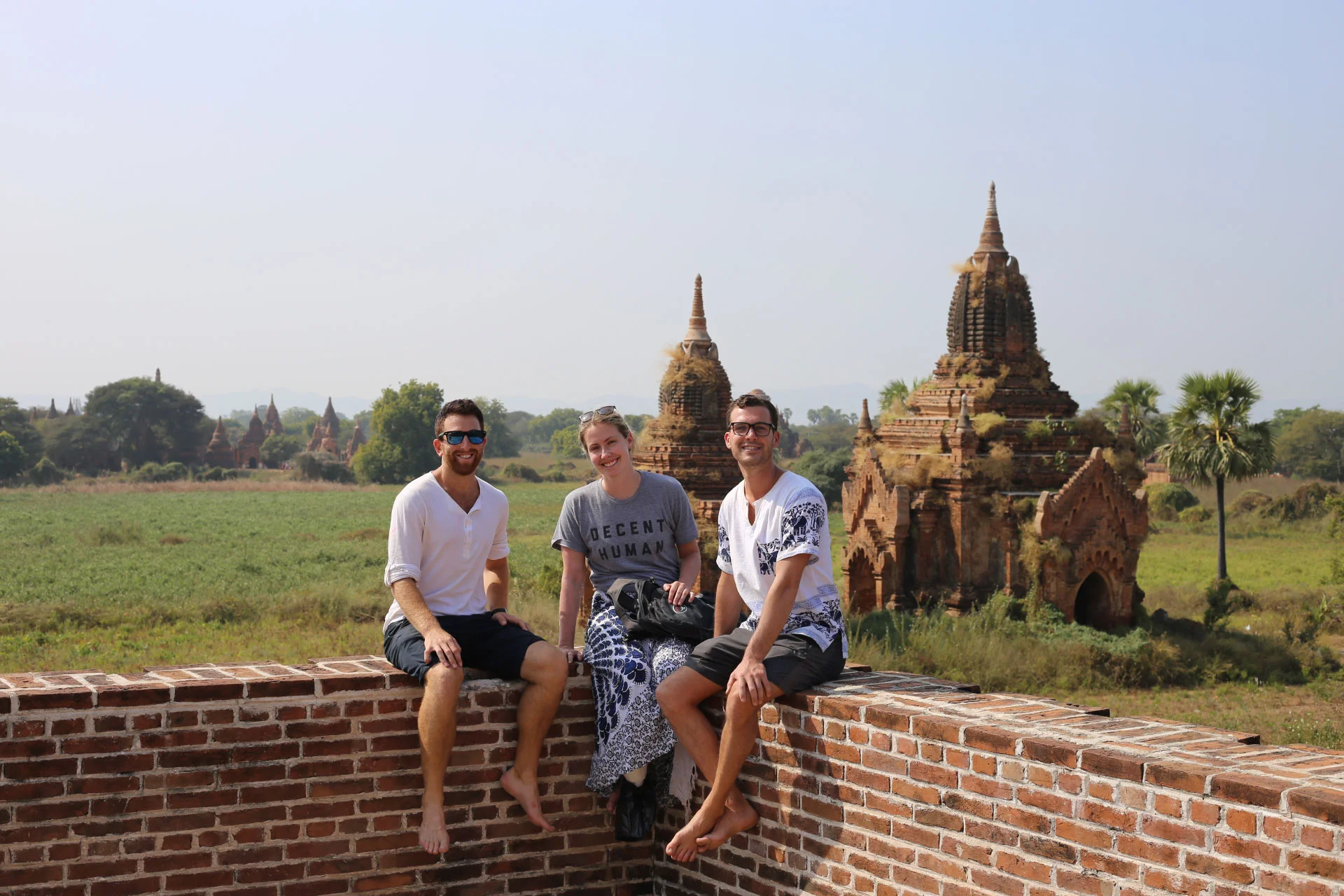 A few decent humans in Bagan, Myanmar.