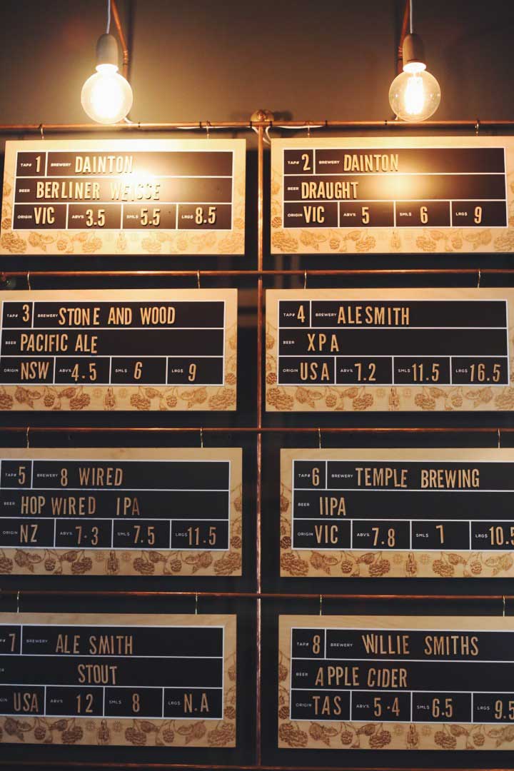The tap list at St. Johns (Ale Smith was their fancy import beer that night!). I came away from Australia with so much love for the local beer bar. Especially when you’re in a smaller town, it’s a great source of information on the beer scene. And hey, it’s easier to meet people when you’re a little buzzed.