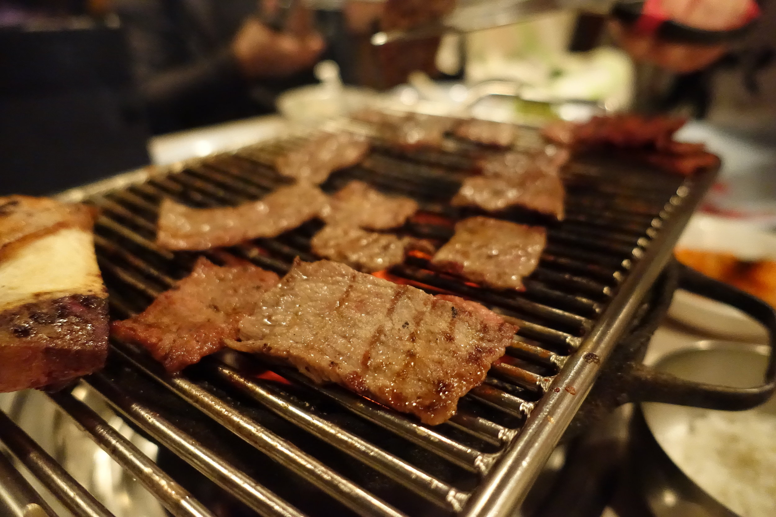 Korean Short Ribs on Charcoal