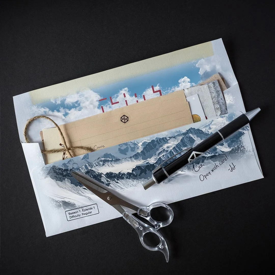 How was your weekend?! I got inspired by the multiple colors our games come in, to have each one represent a scenery of our colourful world starting with Episode 1 family secrets, and it&rsquo;s snowy white peaks.
&bull;
&bull;
&bull;
&bull;
#boardga