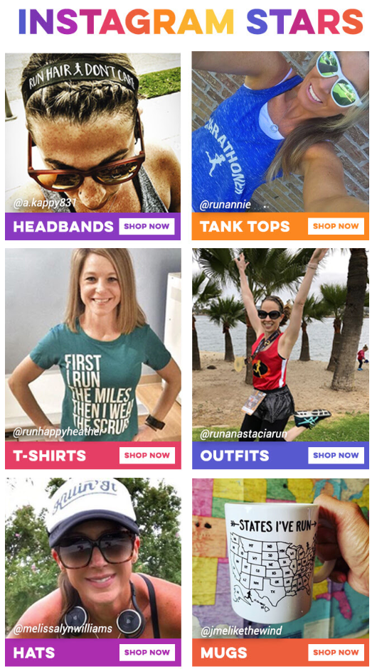Instagram social proof email example
