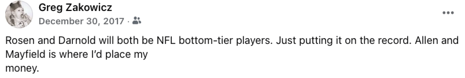 NFL Draft Josh Allen-Mayfield