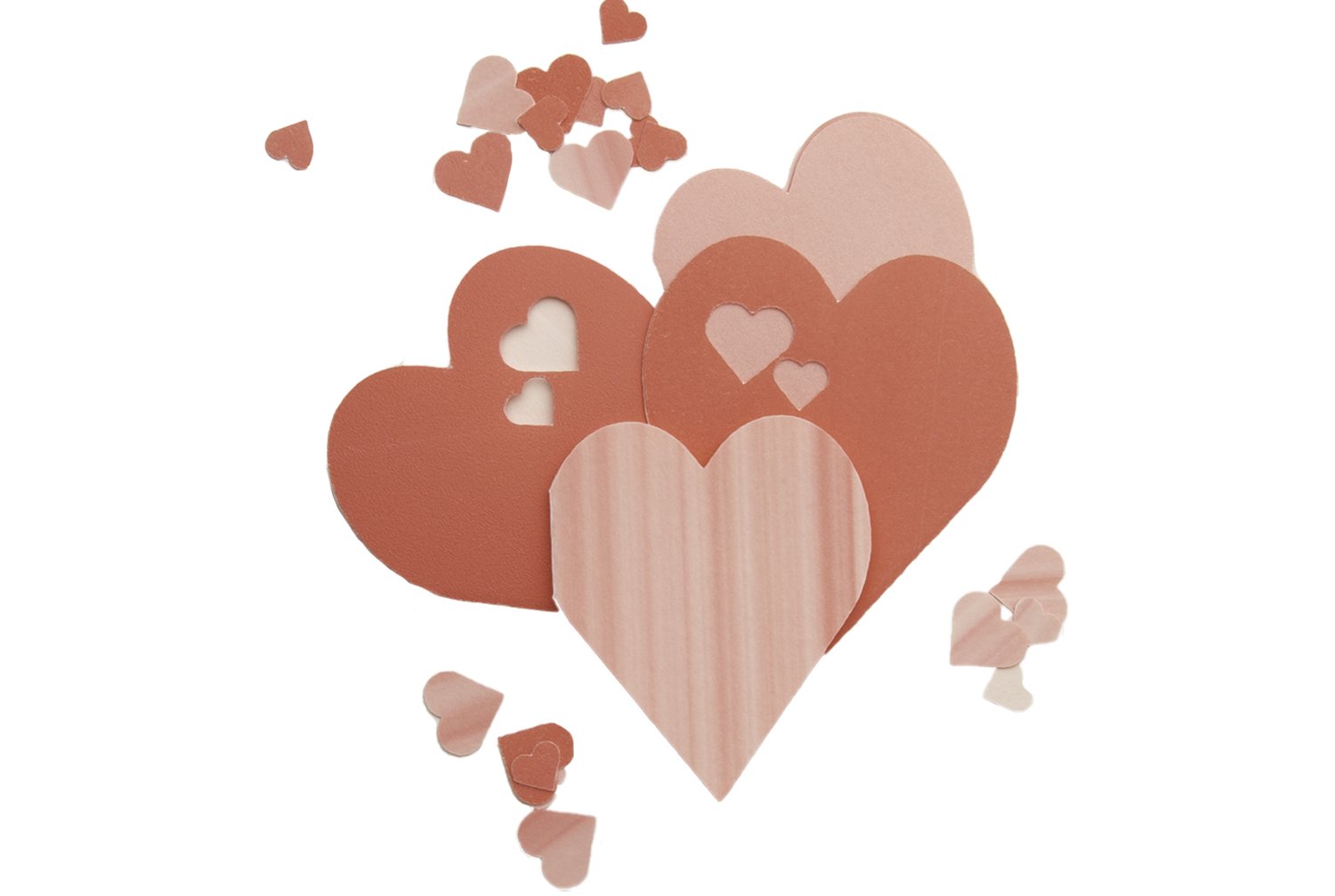 8 Valentine Heart Cards with Heart Envelopes | Reversible | Waterproof —  Rock Paper Store - Unique Artist Paper