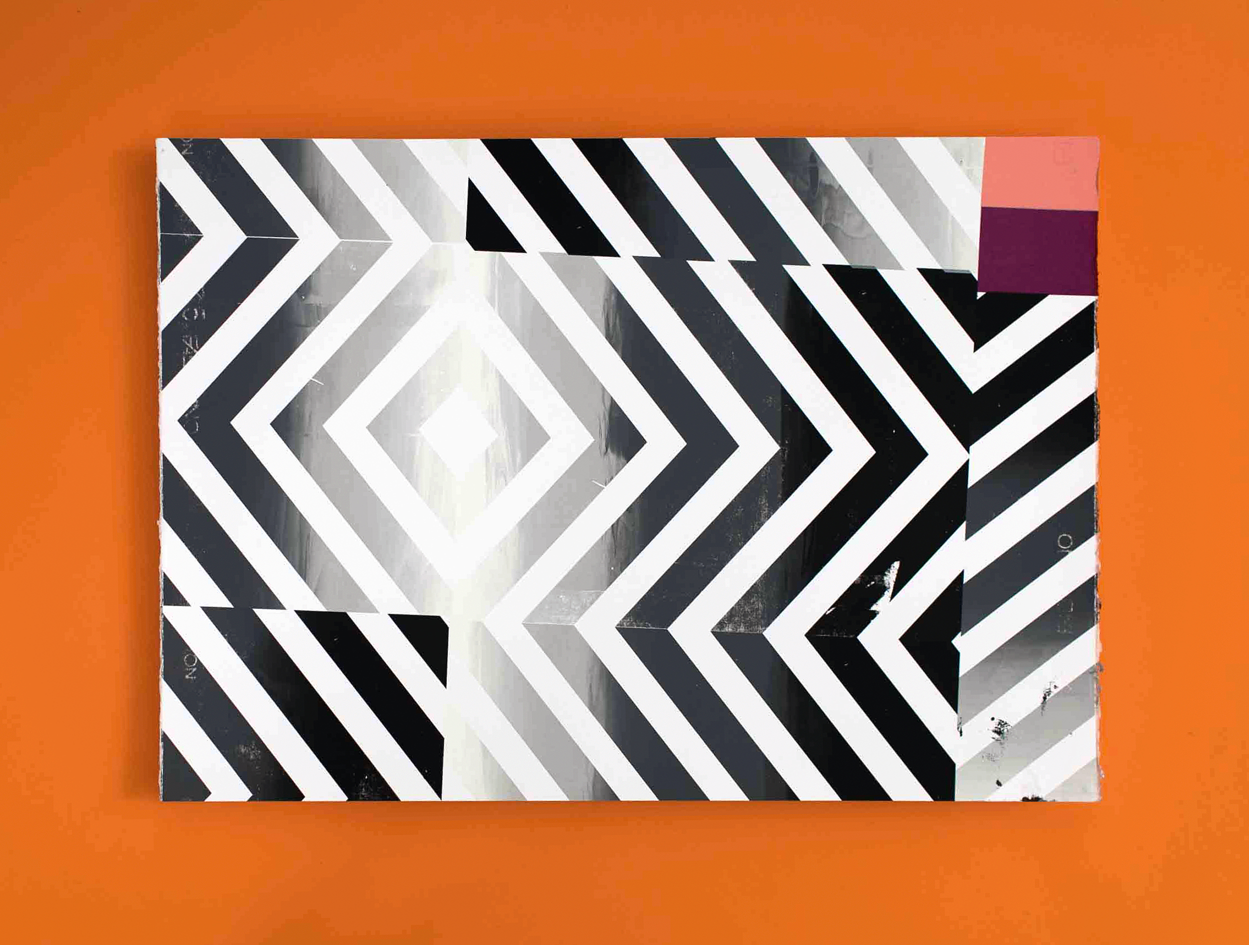 Chevron Screenprint on 300gsm Fabriano 5 Paper 50x70cm Edition: 1 POA