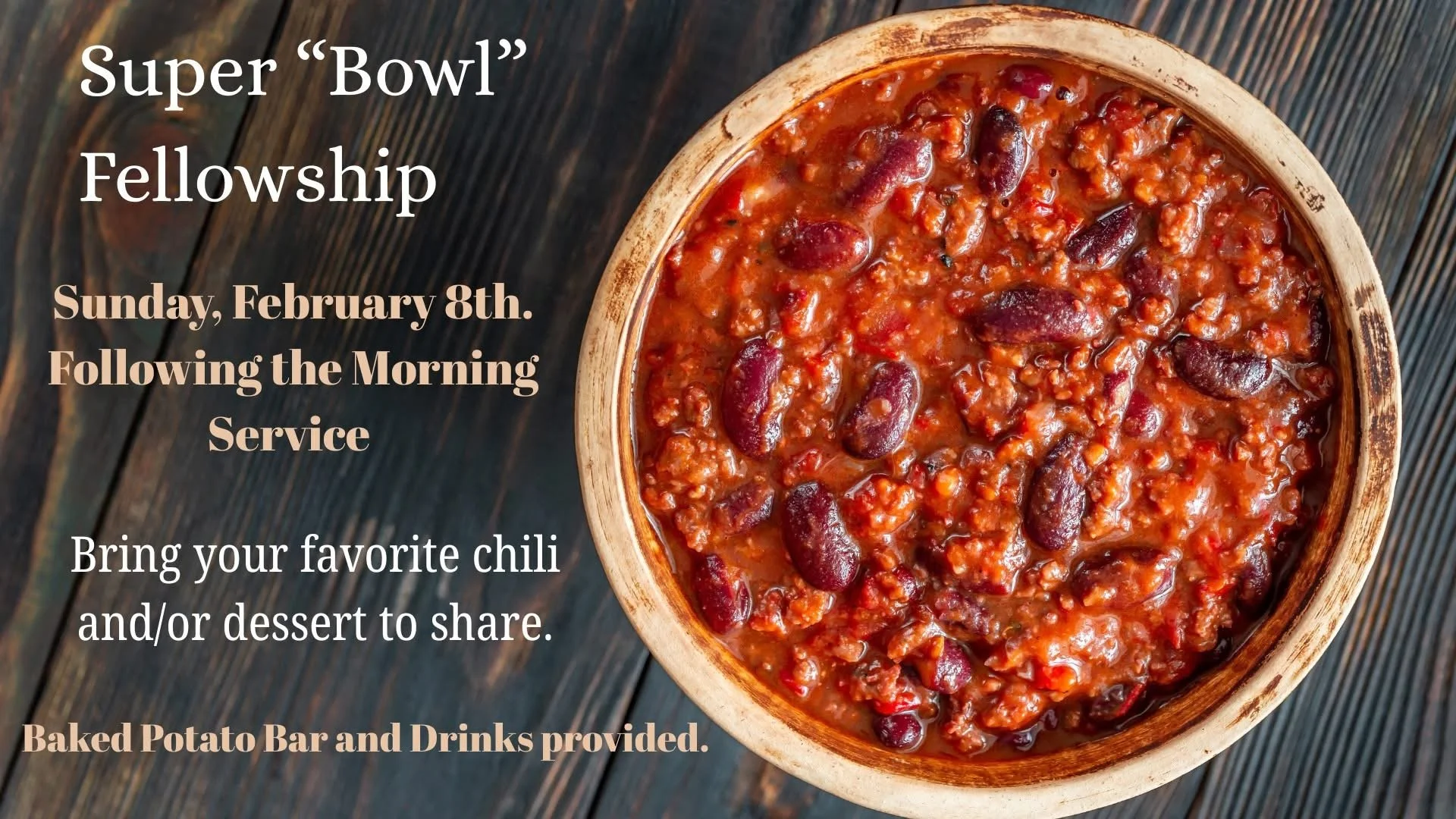 Super Bowl Chili Cook-Off
