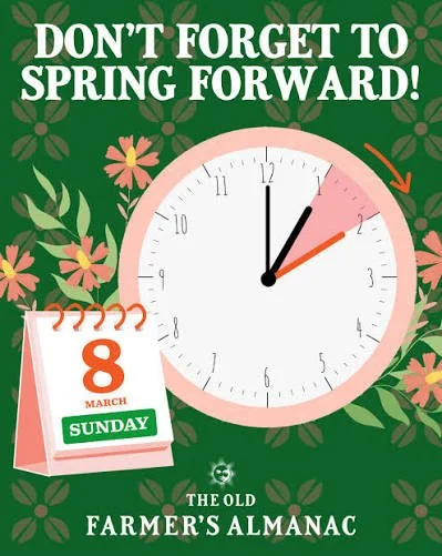 Daylight Savings - Spring forward