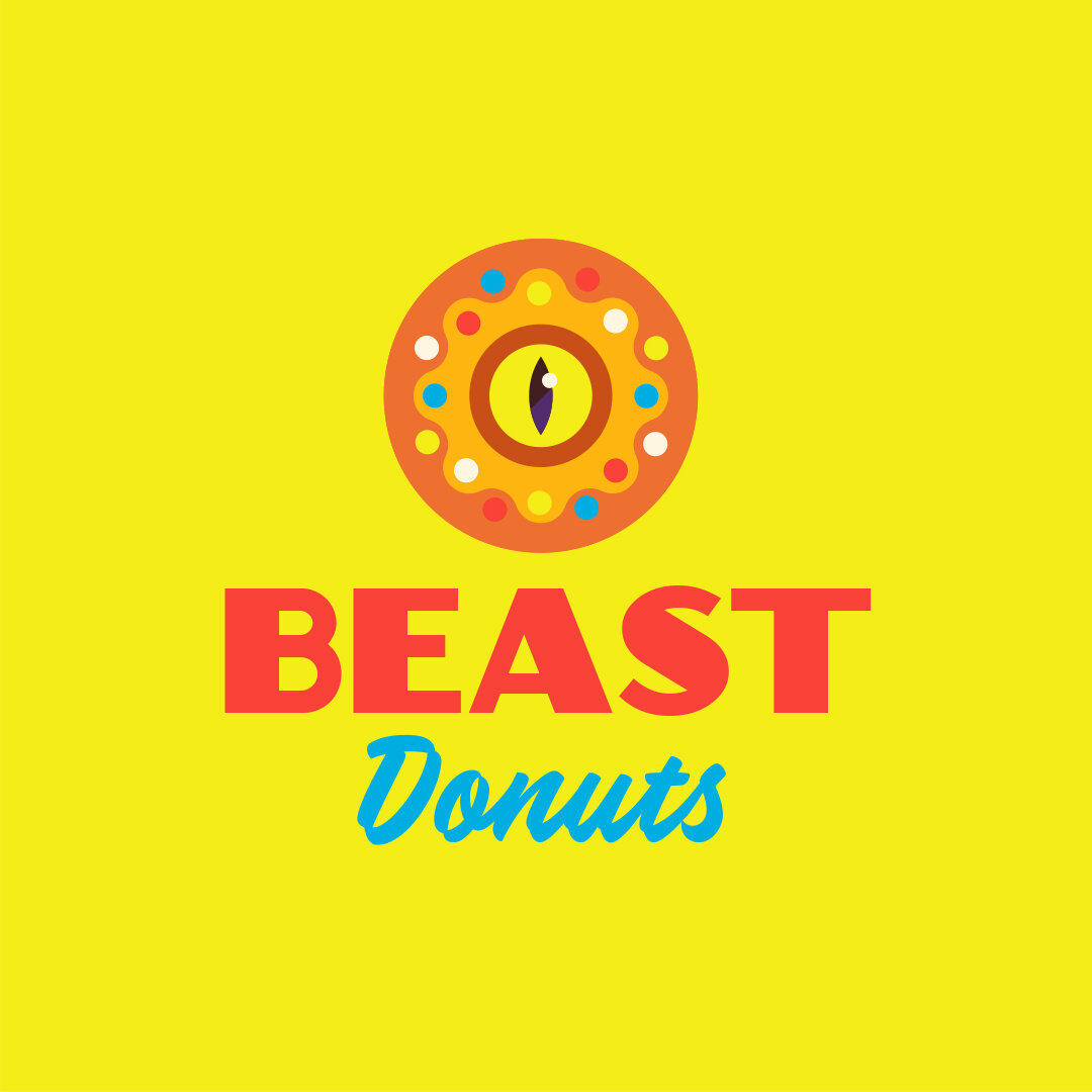   “Beast Donuts”  Concept with Corwin Beverage    | 2019 | Client Work -  Logos and Branding  /  Illustration  