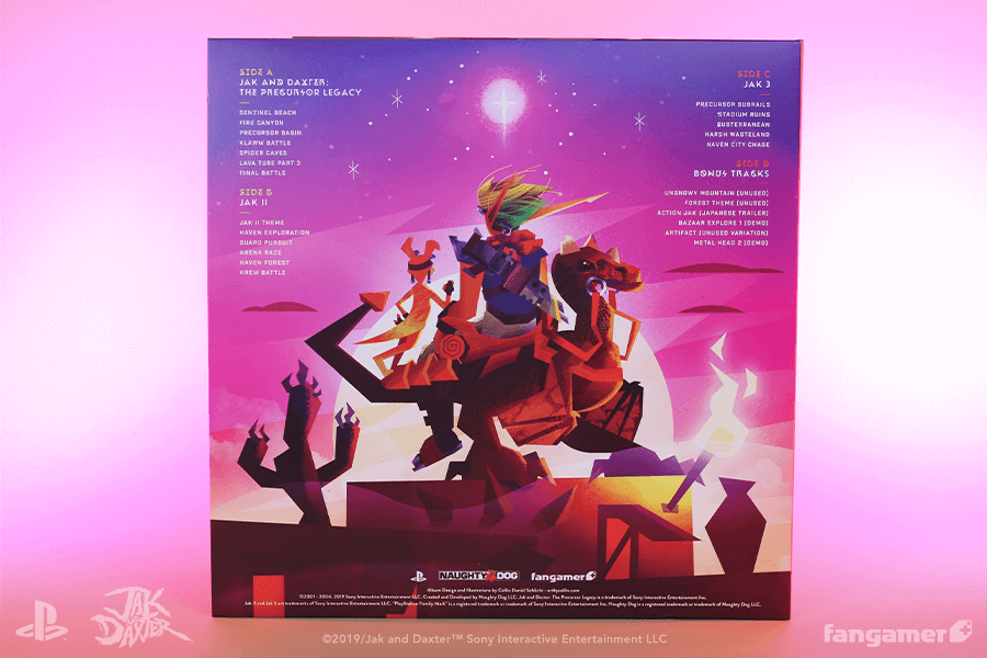   “Jak and Daxter Soundtrack Collection”  Vinyl Design for Fangamer &amp; PlayStation    | 2019 | Client Work -  Illustration  /  Merch Design  