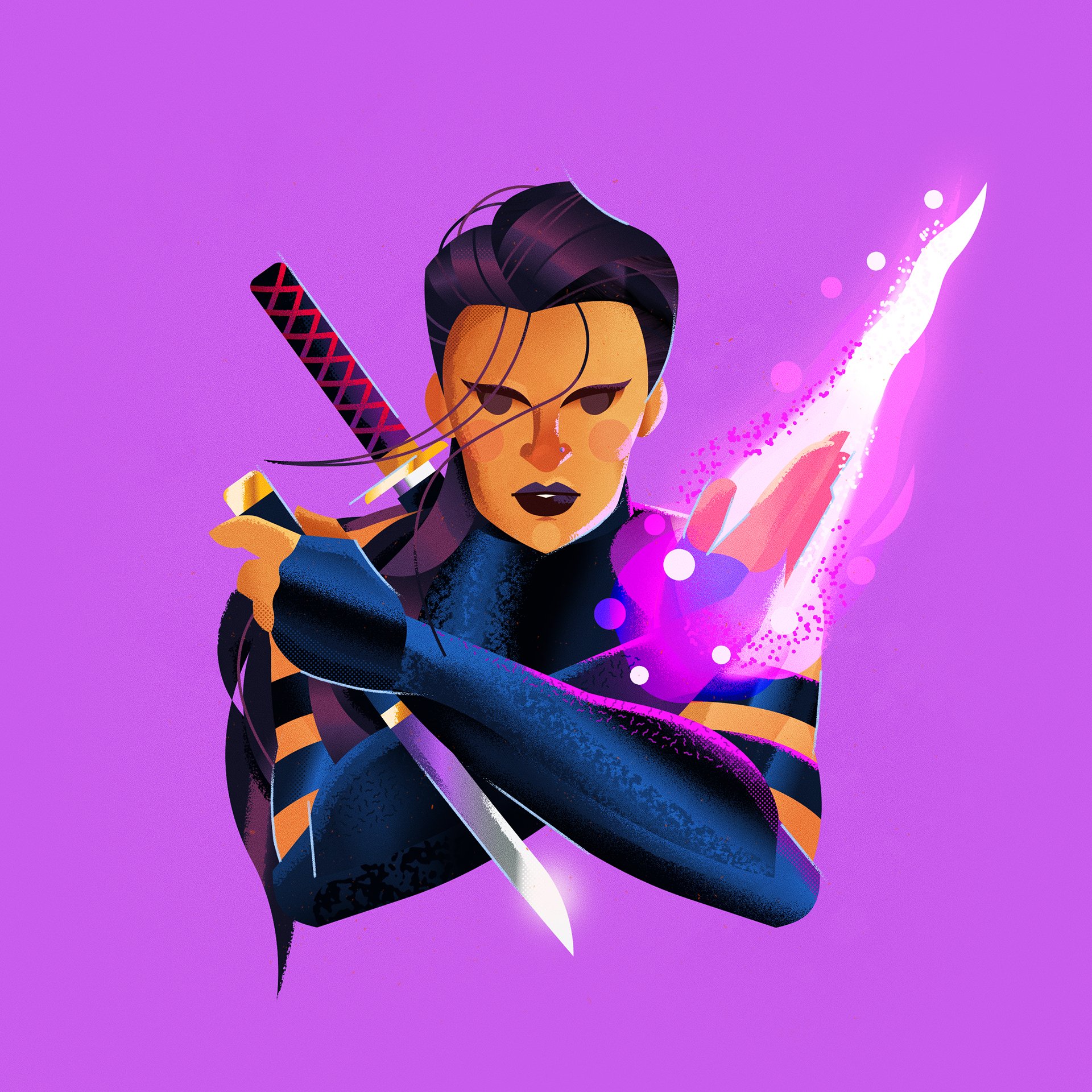 "Portrait of Psylocke" | 2023