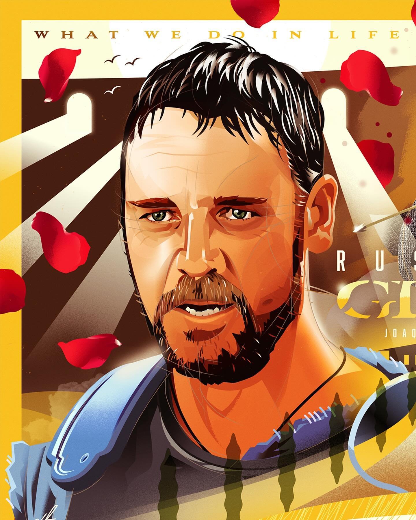 &ldquo;ARE YOU NOT ENTERTAINED?!&rdquo; - #Gladiator2 hits theaters today! Wow! If the sequel even comes close to the greatness of Ridley Scott&rsquo;s original epic that inspired this artwork and countless rewatches of Russell Crowe&rsquo;s mighty #