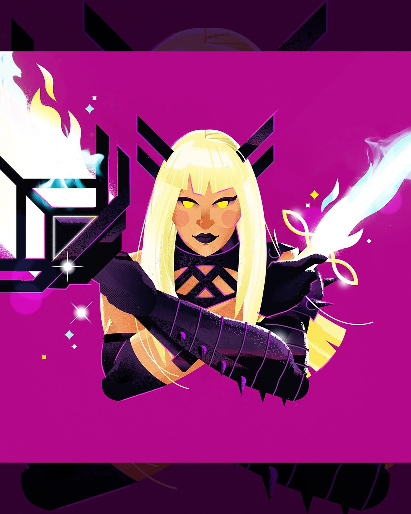 &ldquo;PORTRAIT OF MAGIK&rdquo; | 8x8&rdquo; &bull; X-Buds! Stoked to share my first art piece of 2026, and the *50th* piece for #PortraitOfX &mdash; which wraps up Vol. 2 in this ongoing series!
❌🗡️
And now, a New Mutant and fan favorite &mdash; La