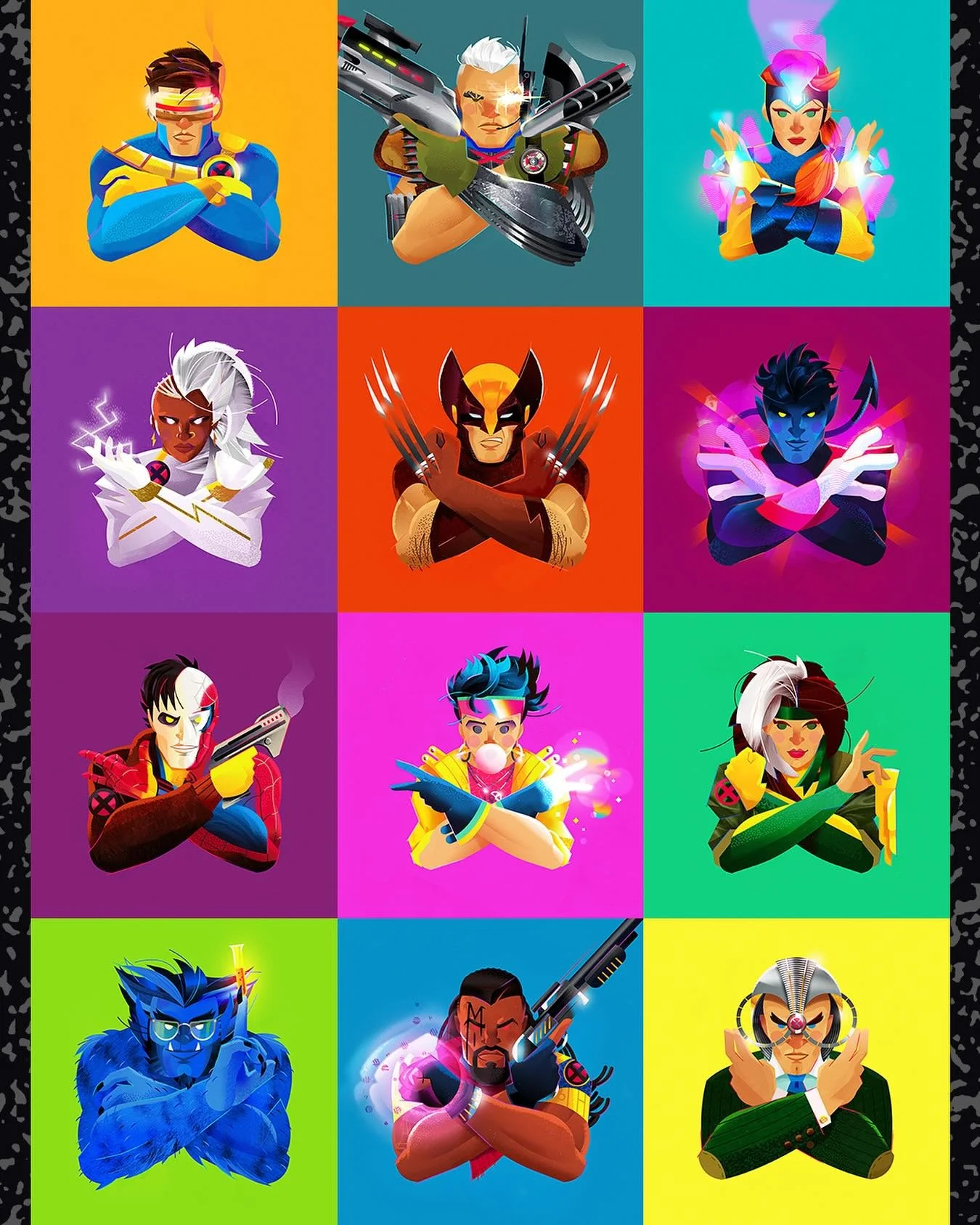 #XMEN97Season2 - That trailer. We are SO back, baby!
❌❤️&zwj;🔥
(Speaking of big #XMen announcements, I&rsquo;ve got a good one for you soon, Bub!)
🎨❌
#PortraitOfX #ArtByCollin #PTL