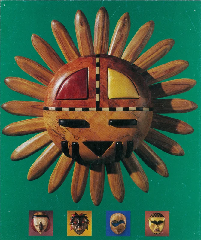 Hopi Sun Mask Mosaic Sculpture:  Private Collection