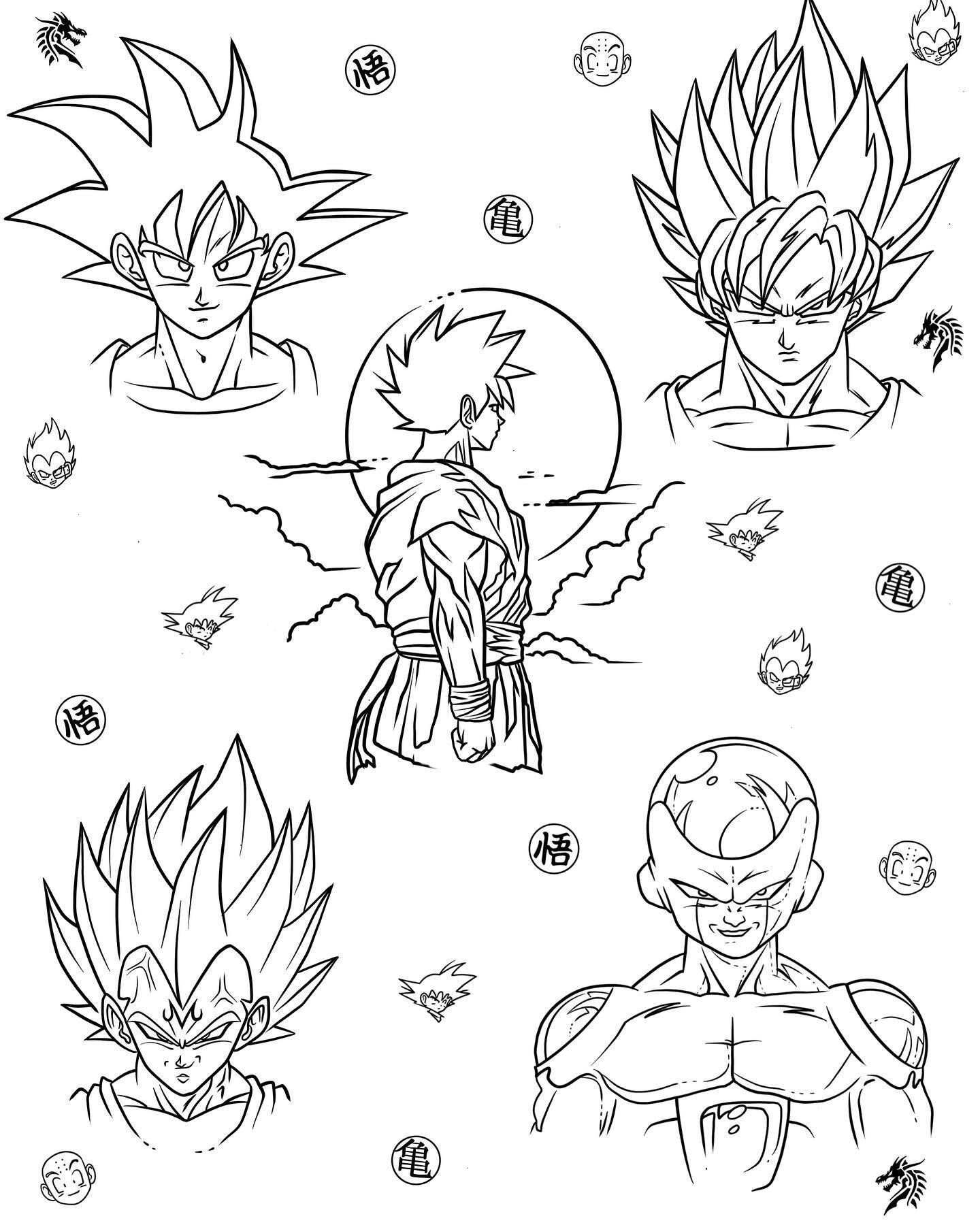 &ldquo;Dragon Ball Z&rdquo; flash sheet for April 
&bull;
In honor of Akira Toriyama, I created this flash sheet that will be available all April long!
&bull;
Swipe left to see the prices and sizes of each piece. For $50 more, each piece can be shade