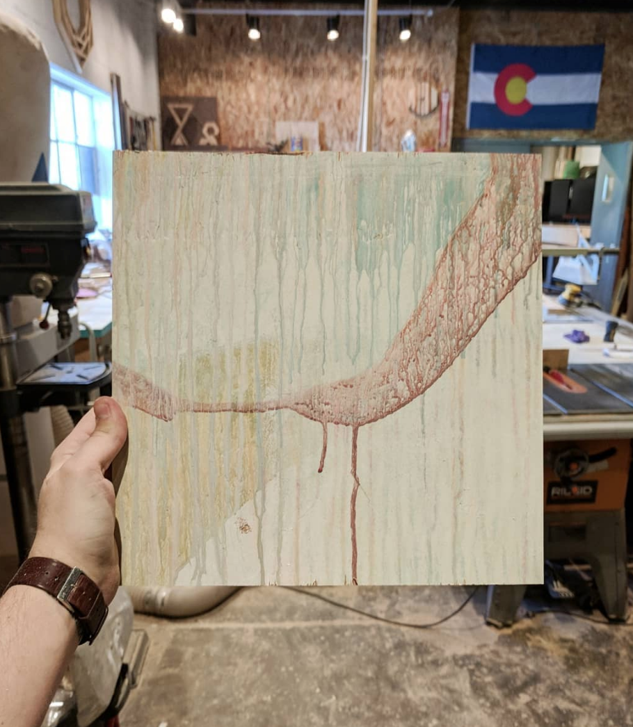 One of ~50 panels of the cut up walls