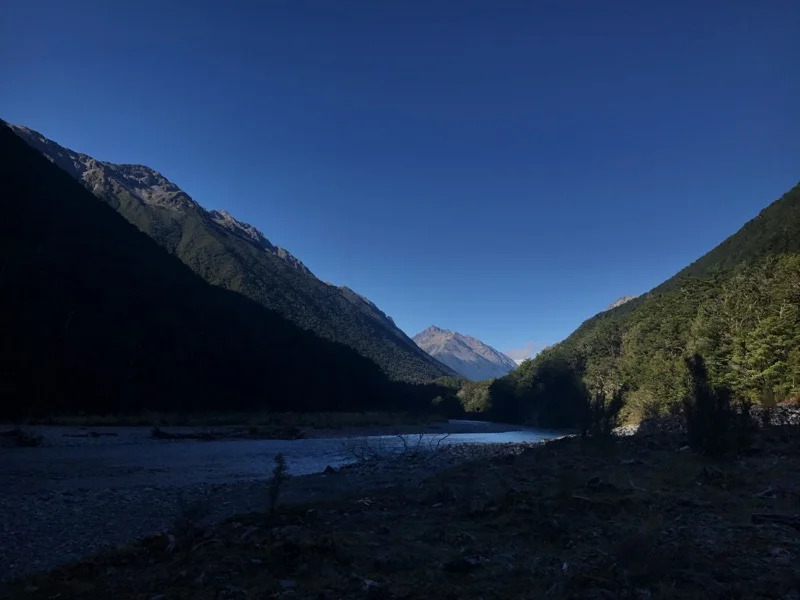 Day 99: Sabine Hut to Blue Lake Hut (15 km and 1983-1990)