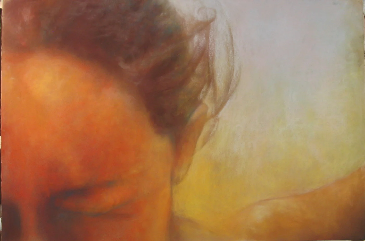Gravity; chalk pastel on paper, 2005.jpg