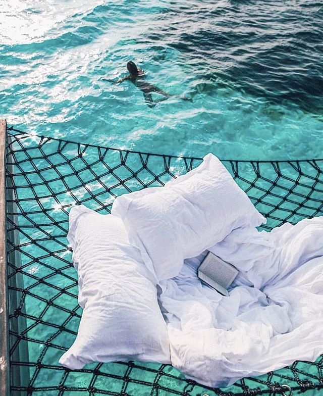 Not sure about you but I was hoping to squeeze in a last bit of Winter sunshine before it gets cold &amp; grey in the UK 🌫So I've been looking around and doesn't this look like the perfect spot to chill on a holiday @pinterestuk 😍Where is your favo