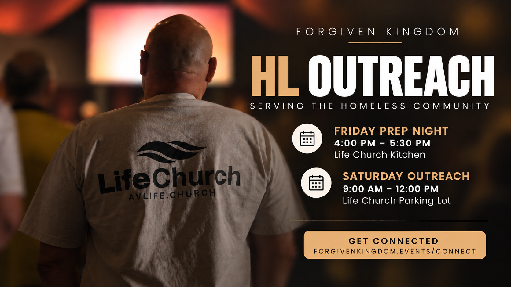 Serve at Homeless Outreach with Forgiven Kingdom - PREP NIGHT