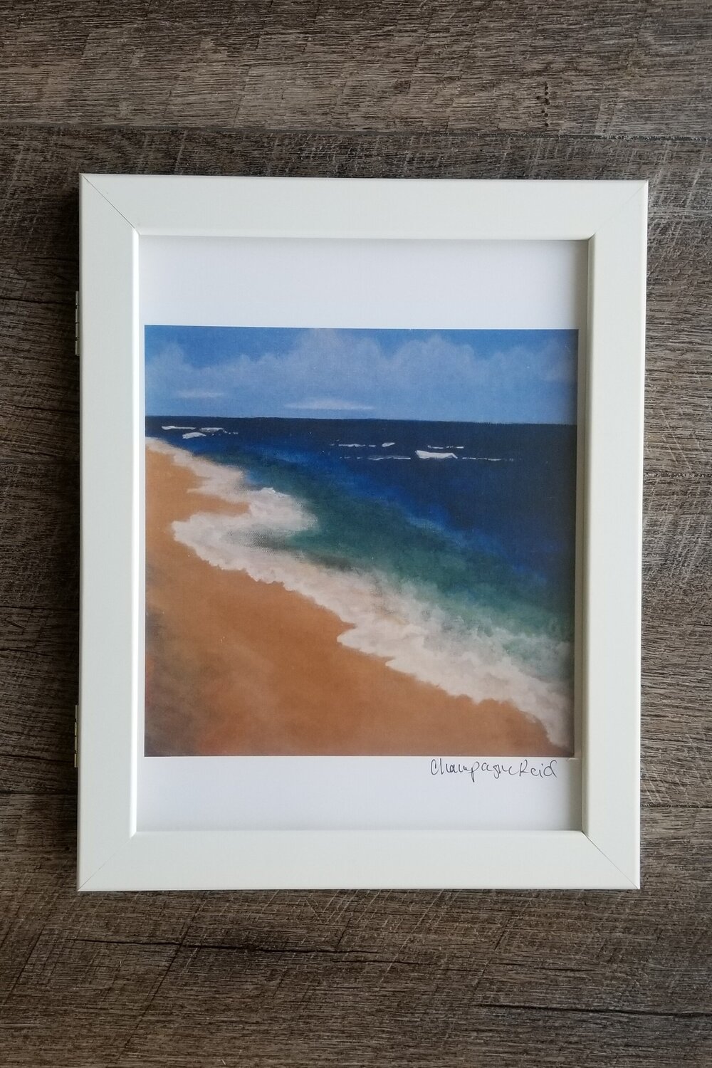Mokuleia Beach Iii Art Print Champagne Reid