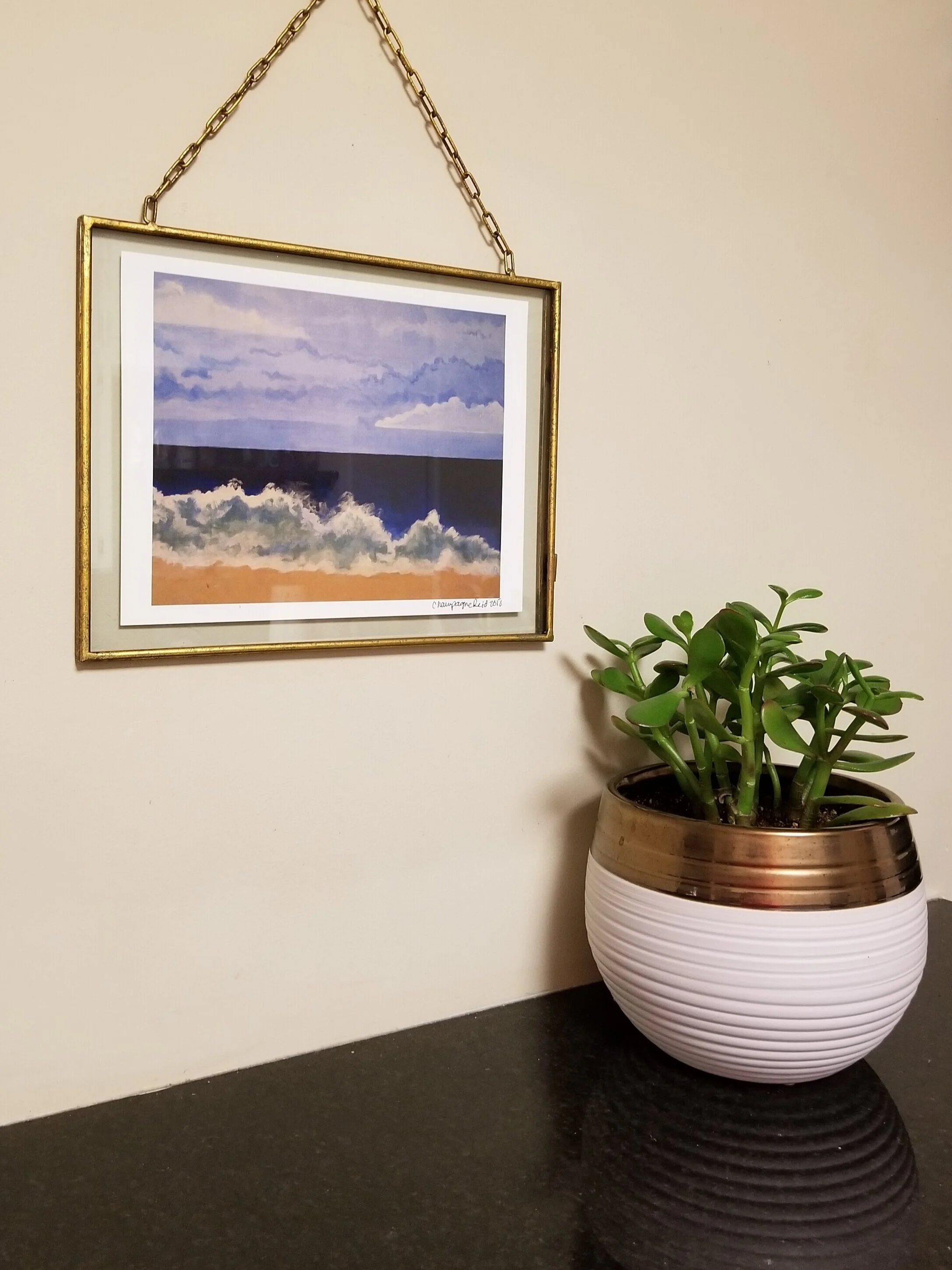 Sandy Beach Art Print