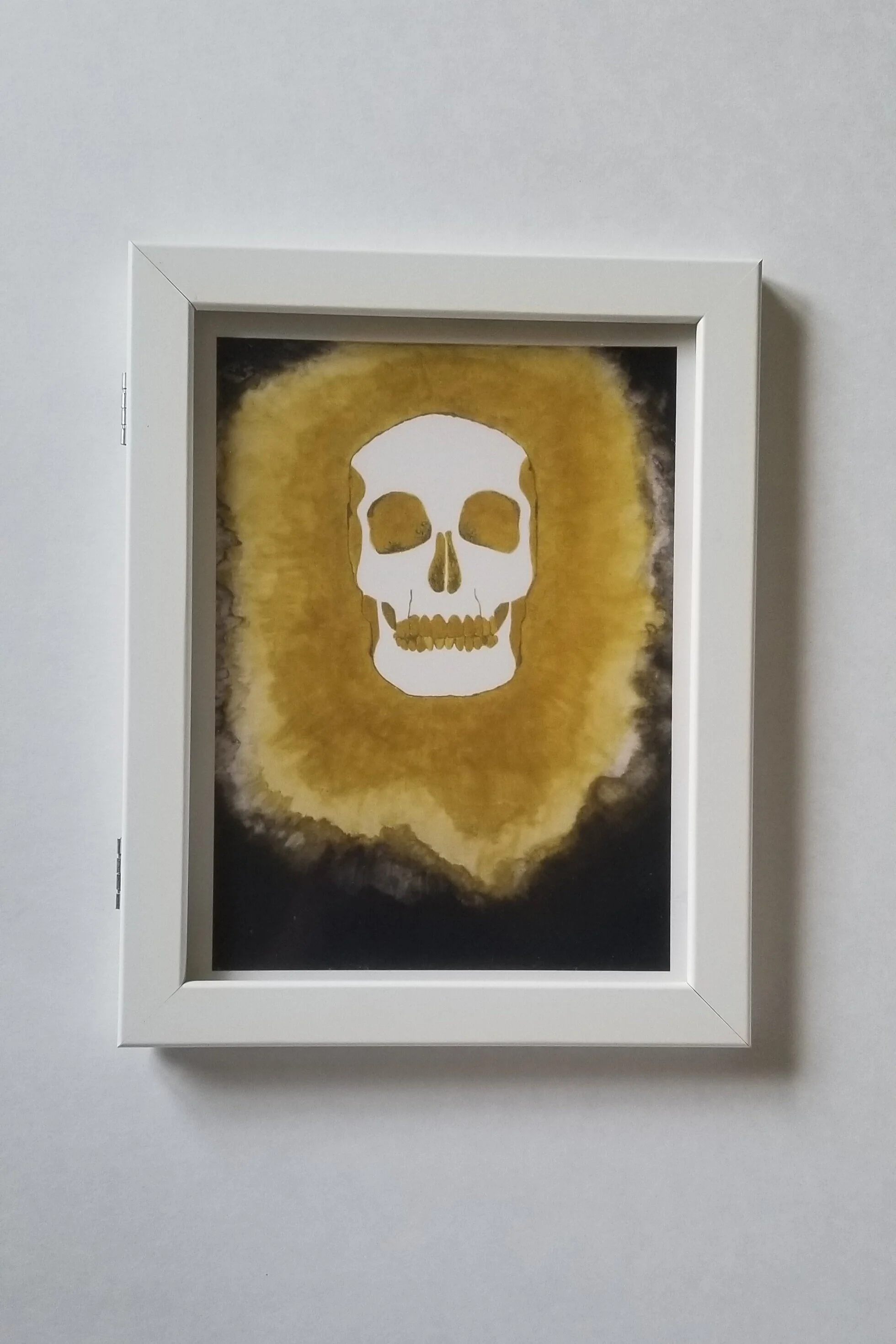 Gold Skeletor Skull Print