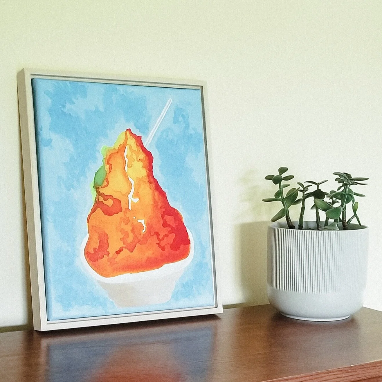 Tiger's Blood Melon Mango Shave Ice