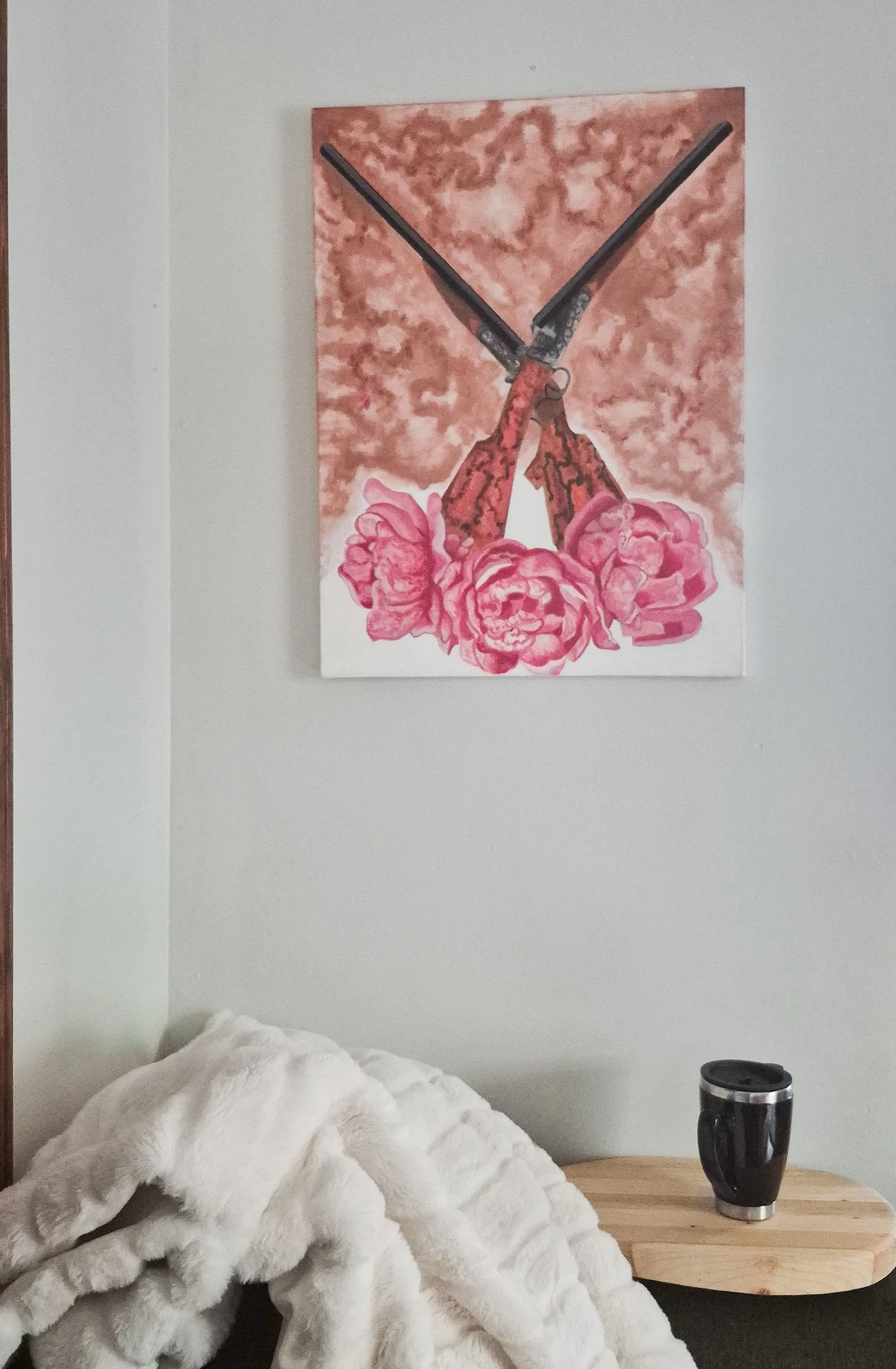 Rifles & Roses Original Painting