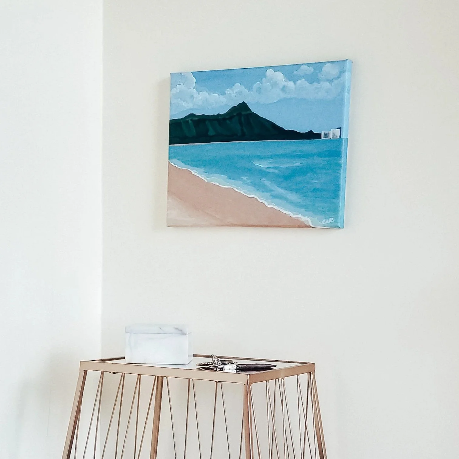 Diamond Head Original Painting