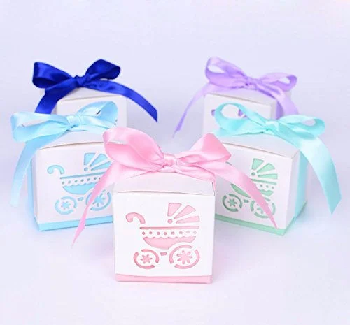Light Pink Baby shower Favor Box