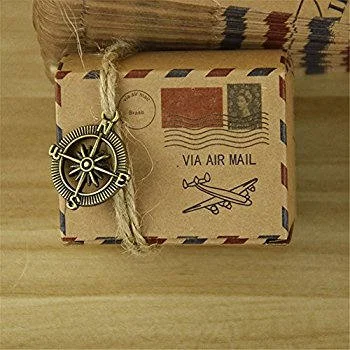 airmail favor box, compass favor box, world globe favor box, airplane favor box