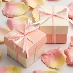 2x2 " Blush Pink favor box