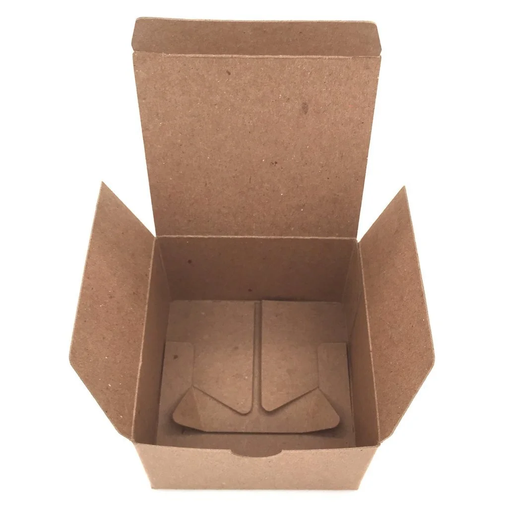 Kraft 2x2 favor box