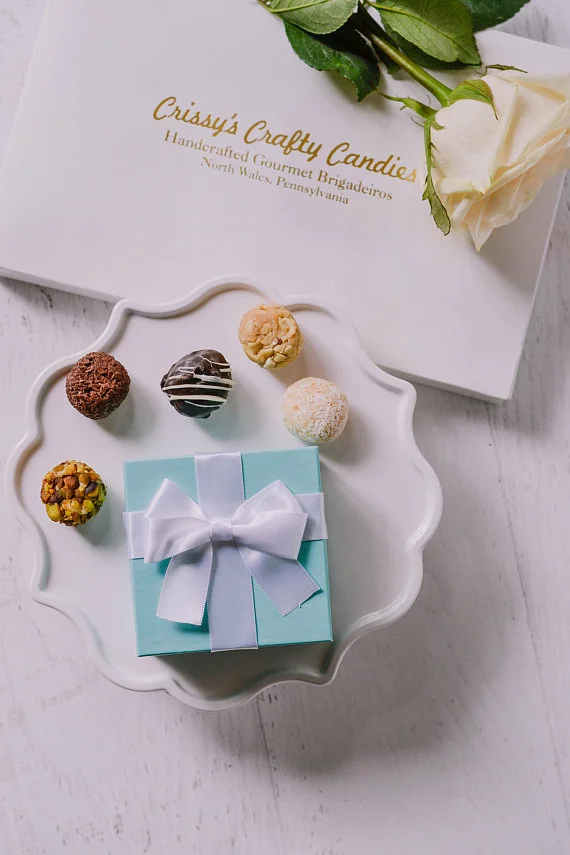 Turquoise theme birthday gift box