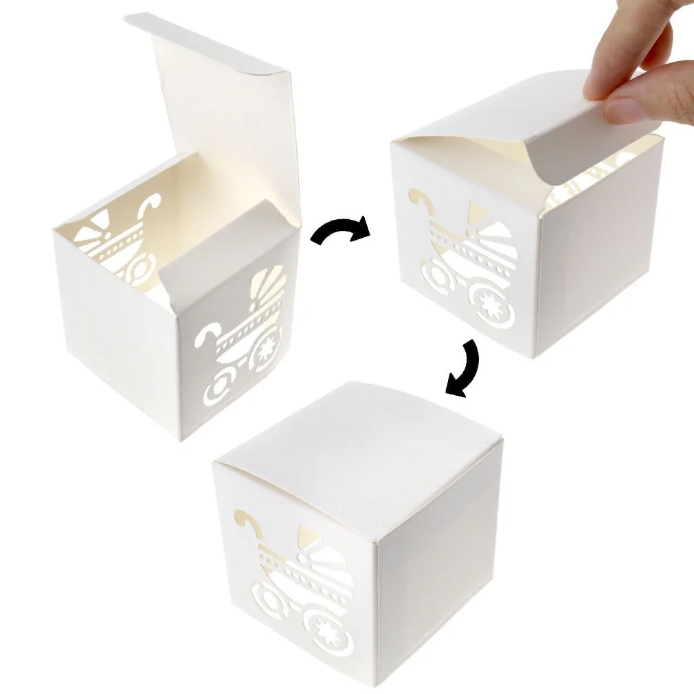 Pink Baby shower Favor Box
