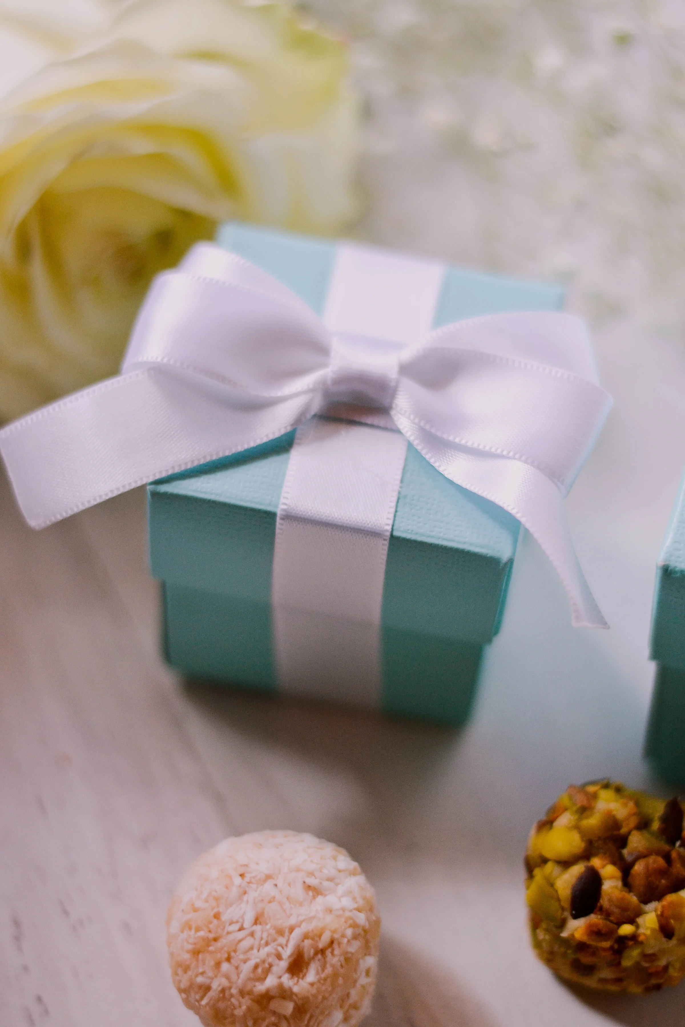 Baby and CO decoration turquoise gift box
