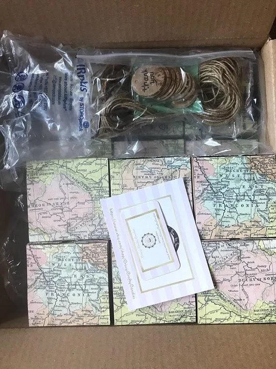 rustic birthday vintage world globe map candy box